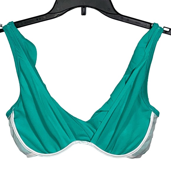 Lauren Ralph Lauren Tummy-Control Underwire Ruffled One-Piece Swimsuit 8 - Picture 5 of 11